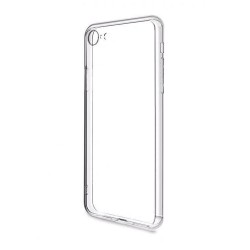Capa de Silicone Macio com Moldura de Câmera para Apple iPhone 7g/8g Transparente Capa de Silicone Macio com Moldura de Câmera para Apple iPhone 7g/8g Transparente